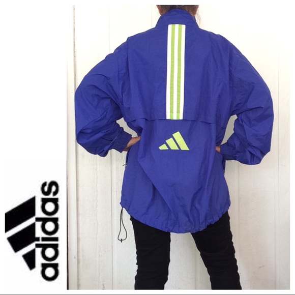 adidas Other - RARE ADIDAS VINTAGE WINDBREAKER MEDIUM